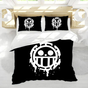 Heart Pirates Circle Emblem Bed Set – Trafalgar Law One Piece Bedding