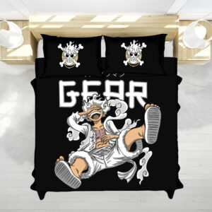 Luffy Gear 5 Awakening Bed Set – One Piece Anime Bedding