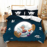 Luffy Gear 5 Moon Circle Bed Set – One Piece Anime Bedding