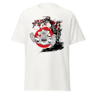 One Piece Luffy Gear 5 Japanese Ink Art T Shirt