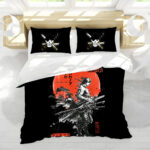Roronoa Zoro Samurai Moon Bed Set – One Piece Anime Bedding