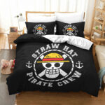 Straw Hat Pirate Crew Bed Set – One Piece Anime Bedding