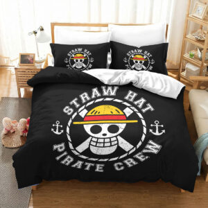 Straw Hat Pirate Crew Bed Set – One Piece Anime Bedding