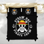 Straw Hat Pirate Crew Bed Set – One Piece Anime Bedding