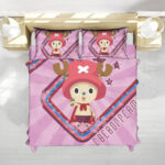 Tony Tony Chopper Pink Hero Bed Set – Cute One Piece Anime Bedding