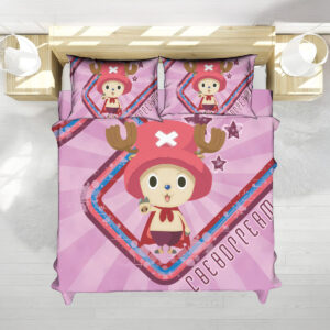 Tony Tony Chopper Pink Hero Bed Set – Cute One Piece Anime Bedding