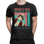 Monkey D Luffy Retro Anime Poster T Shirt