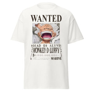 Monkey D Luffy Wanted Poster Gear 5 One Piece T Shirt