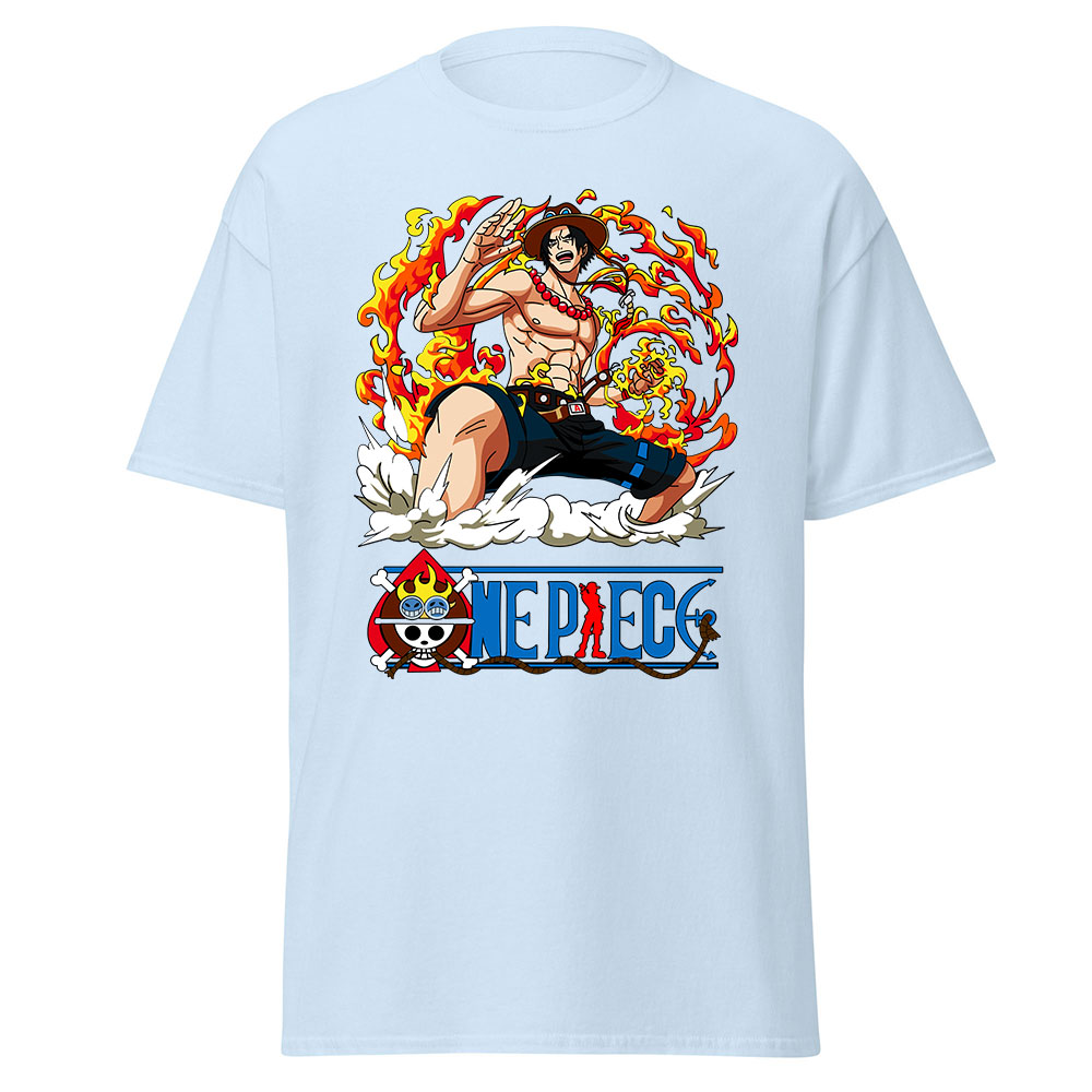 Portgas D Ace Flame Fist Battle One Piece T Shirt - Image 8