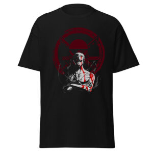 Roronoa Zoro Red Jolly Roger Ink Art One Piece T Shirt