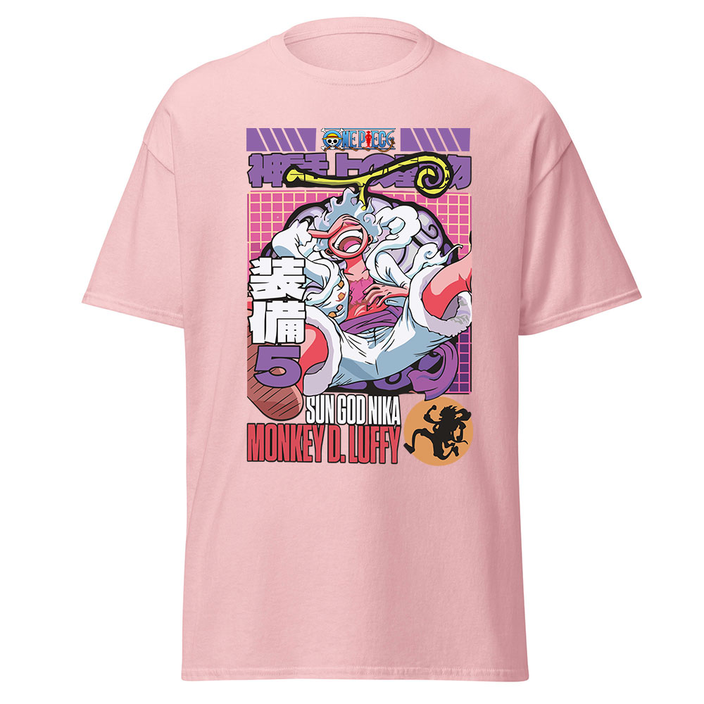 Sun God Nika Gear 5 Luffy One Piece T Shirt - Image 9