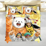 One Piece Trafalgar Law & Bepo Anime Bedding Set