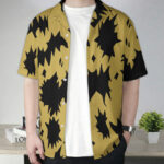 Arlong Yellow Shark Pattern One Piece Hawaiian Shirt