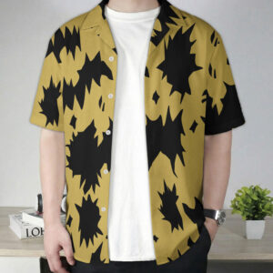 Arlong Yellow Shark Pattern One Piece Hawaiian Shirt