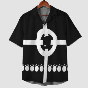 Bartholomew Kuma Paw Pattern One Piece Hawaiian Shirt