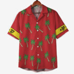 Franky BF-37 Palm Tree Pattern One Piece Hawaiian Shirt
