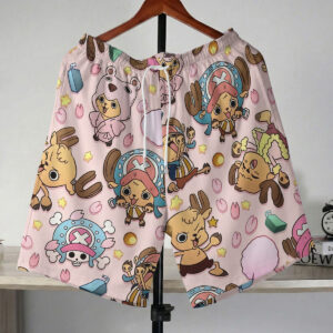 One Piece Chopper Cute Cartoon Pattern Beach Shorts