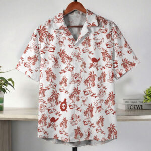 One Piece Jolly Roger Island Pattern Hawaiian Shirt
