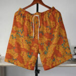 One Piece Mera Mera No Mi Devil Fruit Pattern Short