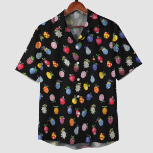 One Piece Mini Devil Fruit Pattern Hawaiian Shirt