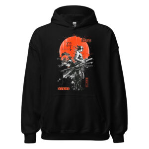 One Piece Zoro Samurai Sunset Anime Graphic Hoodie