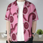 Sanji Pink Pattern One Piece Hawaiian Shirt