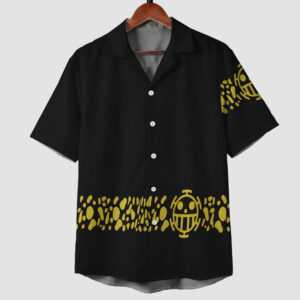 Trafalgar Law Heart Pirates Symbol Hawaiian Shirt