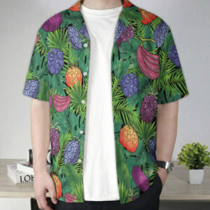 Tropical Devil Fruits One Piece Hawaiian Shirt