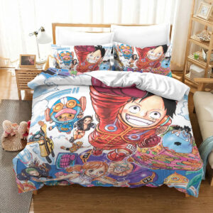 Luffy Adventure Crew Cartoon One Piece Bedding Set