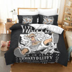 Luffy Gear 5 Wanted Poster One Piece Bedding Set