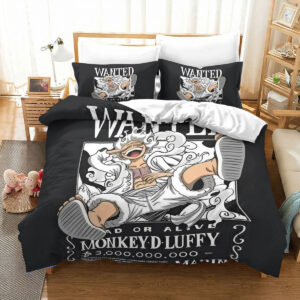 Luffy Gear 5 Wanted Poster One Piece Bedding Set