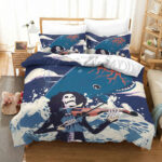 One Piece Brook Laboon Ocean Anime Bed Set