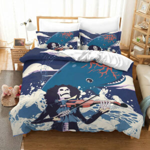 One Piece Brook Laboon Ocean Anime Bed Set