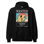 One Piece Chopper Wanted Poster Cute Anime Hoodie