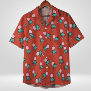 One Piece Franky Tropical Palm Hawaiian Shirt