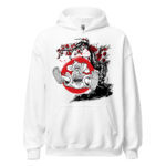 One Piece Luffy Gear 5 Japanese Ink Art Hoodie