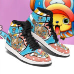 One Piece Shoes Chopper Cute Anime Pattern High Top