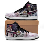 One Piece Shoes Corazon Pink Heart Manga Anime High Top