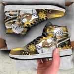 One Piece Shoes Law Anime Yellow Gradient High Top