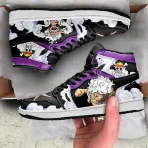 One Piece Shoes Luffy Gear 5 Anime High Top Sneakers
