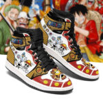 One Piece Shoes Straw Hat Crew Comic Style High Top
