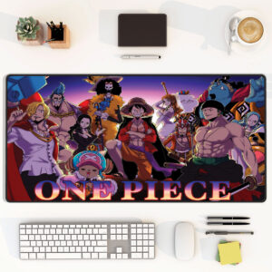 One Piece Straw Hat Crew Full Team Extended Mouse Pad