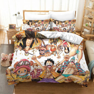 One Piece Straw Hat Crew Treasure Anime Bedding Set