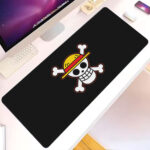 One Piece Straw Hat Jolly Roger Minimal Mouse Pad
