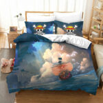 One Piece Thousand Sunny Ocean Sky Anime Bedding Set