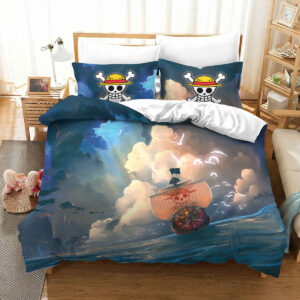 One Piece Thousand Sunny Ocean Sky Anime Bedding Set