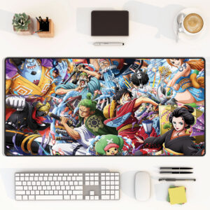 One Piece Wano Arc Straw Hat Crew Extended Mouse Pad