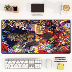 One Piece Wano Battle Kaido vs Straw Hats Mouse Pad