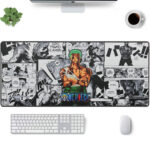 One Piece Zoro Nothing Happened Manga Mouse Pad
