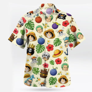 One Piece Tropical Icon Hawaiian Shirt